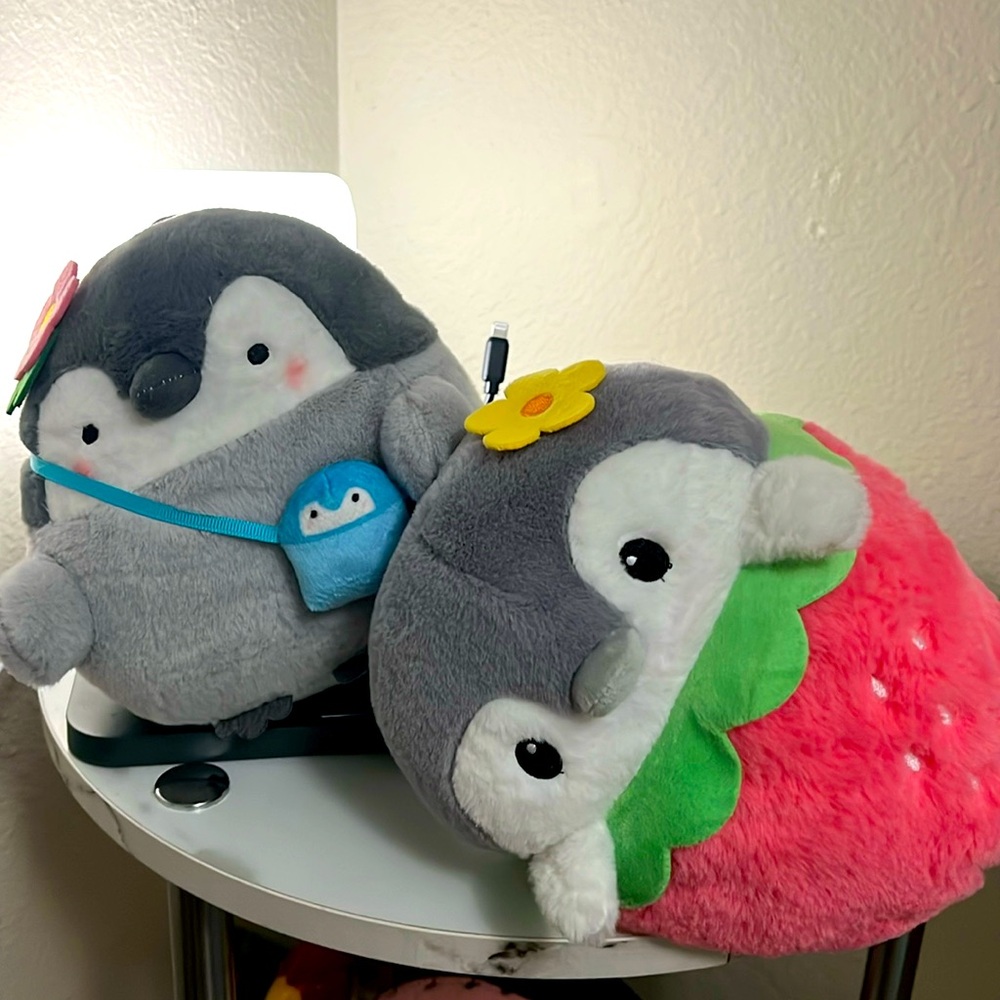 2 cute pair of penguins stuff animal